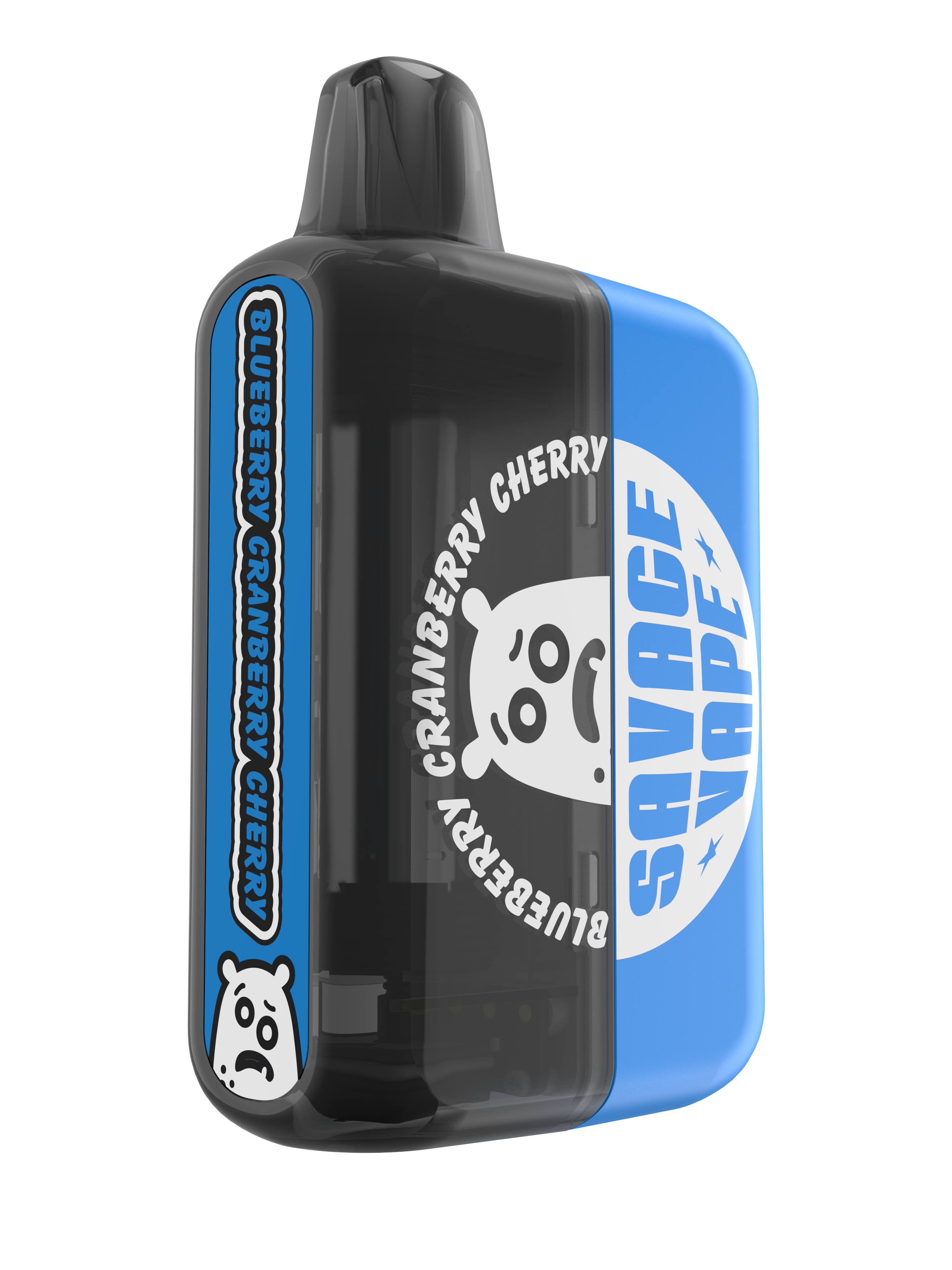 2025 New Design EU Warehouse Savage Maga 50000 Puff Prefilled Replaceable Cartridge Kits Disposable Vape 50k-Blueberry Cranberry Cherry