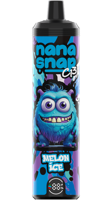 High Quality Nanasnap C13 80000 Puff 60000 50000 E Cigarette Pod Pocket Hookah Dtl Vaper 50ml E-Liquid Dual Mesh Coil EU Warehouse Disposable Vape 80K 60K 50K-Melon Ice