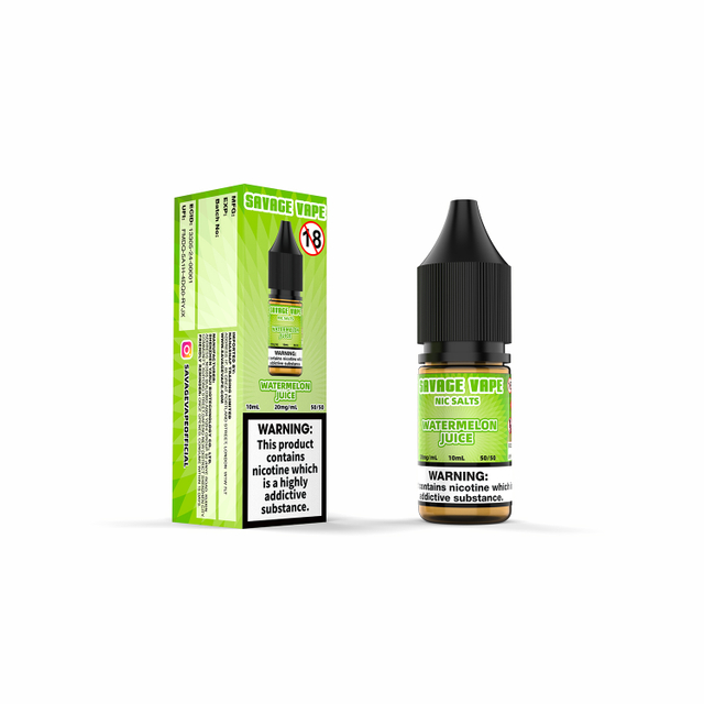 Savage Vape Watermelon Juice Nic Salt E-liquid 20mg 2ml TPD