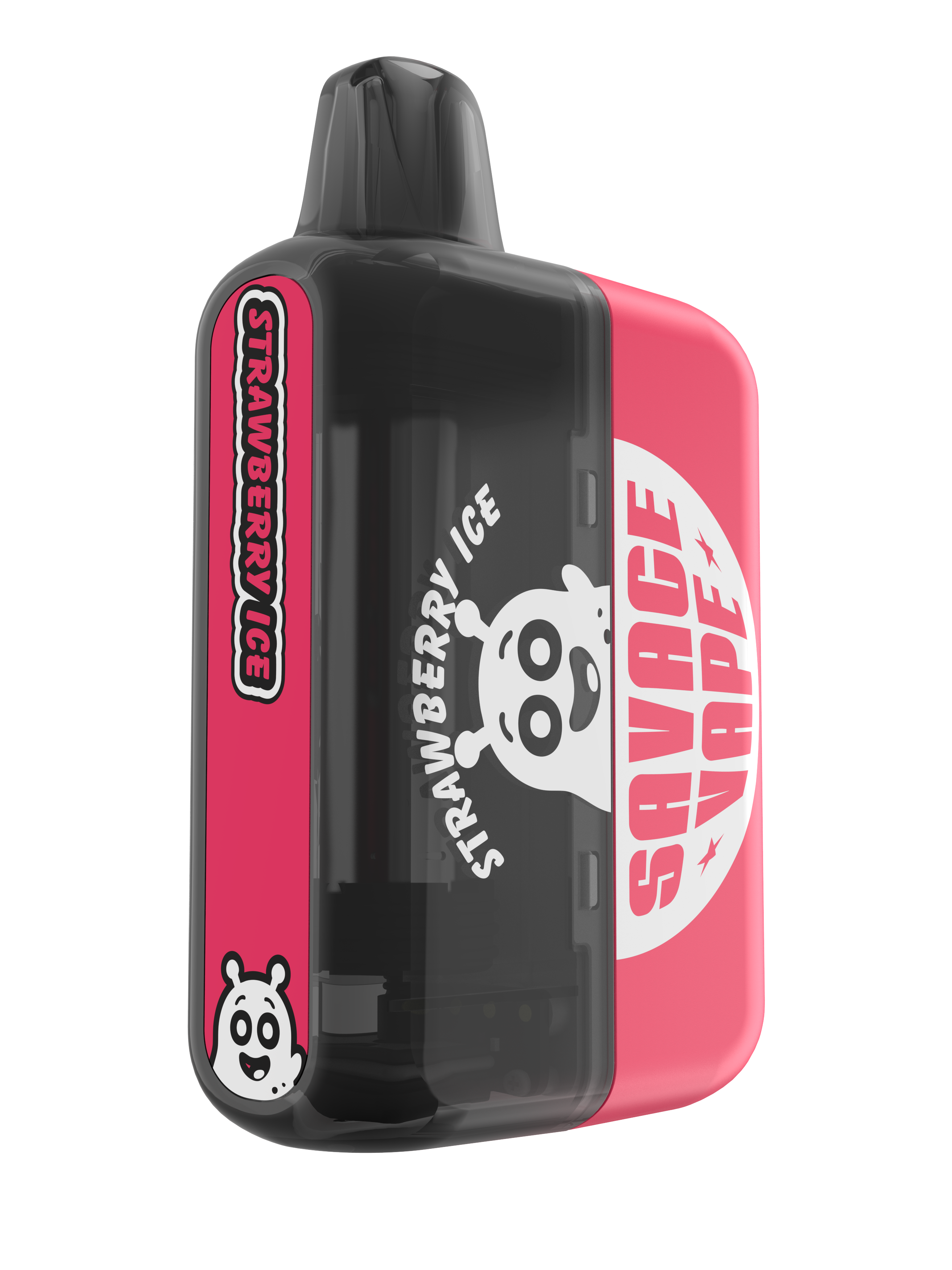 2025 New Design EU Warehouse Savage Maga 50000 Puff Prefilled Replaceable Cartridge Kits Disposable Vape 50k-Strawberry Ice