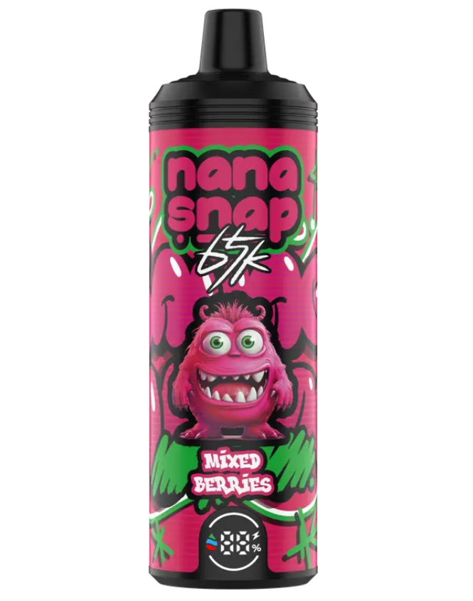 High Quality Nanasnap Shisha 65000 Puff 60000 50000 E Cigarette Pod Pocket Hookah Dtl Vaper 40ml E-Liquid Dual Mesh Coil EU Warehouse Disposable Vape 65K 60K 50K-Mixed Berries 