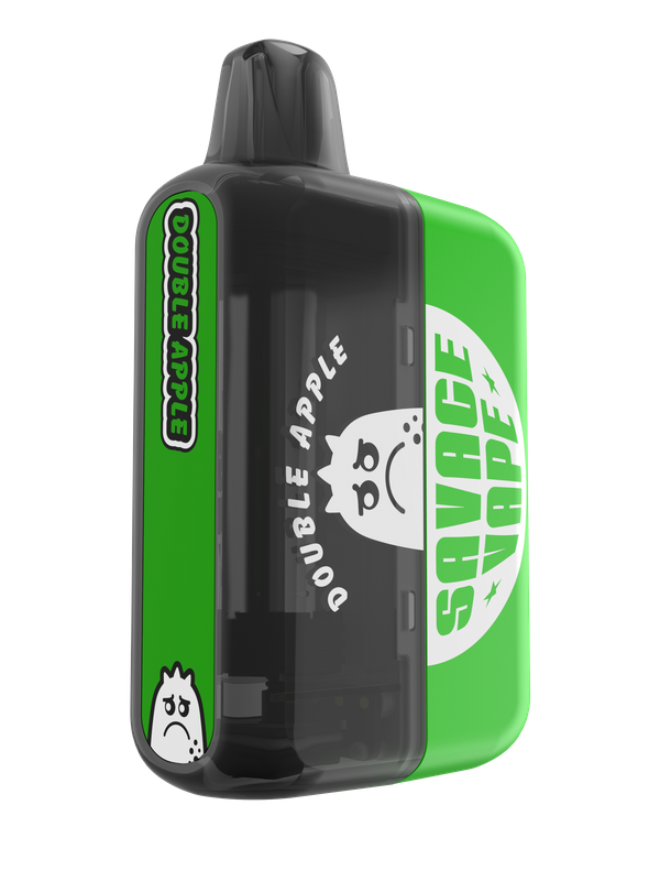 2025 New Design EU Warehouse House Savage mega 50000 puff 45000 40000 Refilled replaceable cartridge kits disposable vape 50k 45k-Double Apple