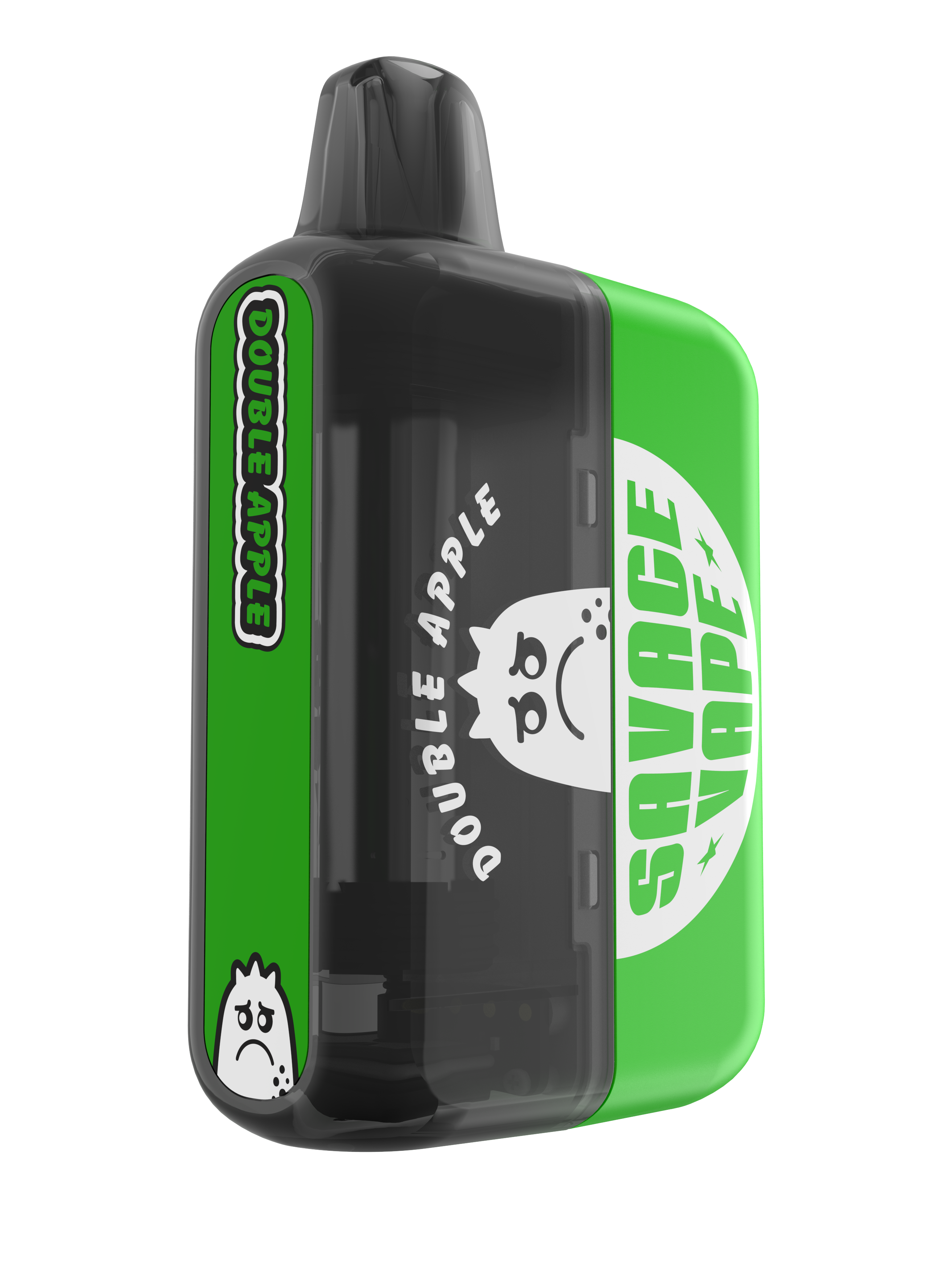 2025 New Design EU Warehouse Savage Maga 50000 Puff Prefilled Replaceable Cartridge Kits Disposable Vape 50k-Double Apple