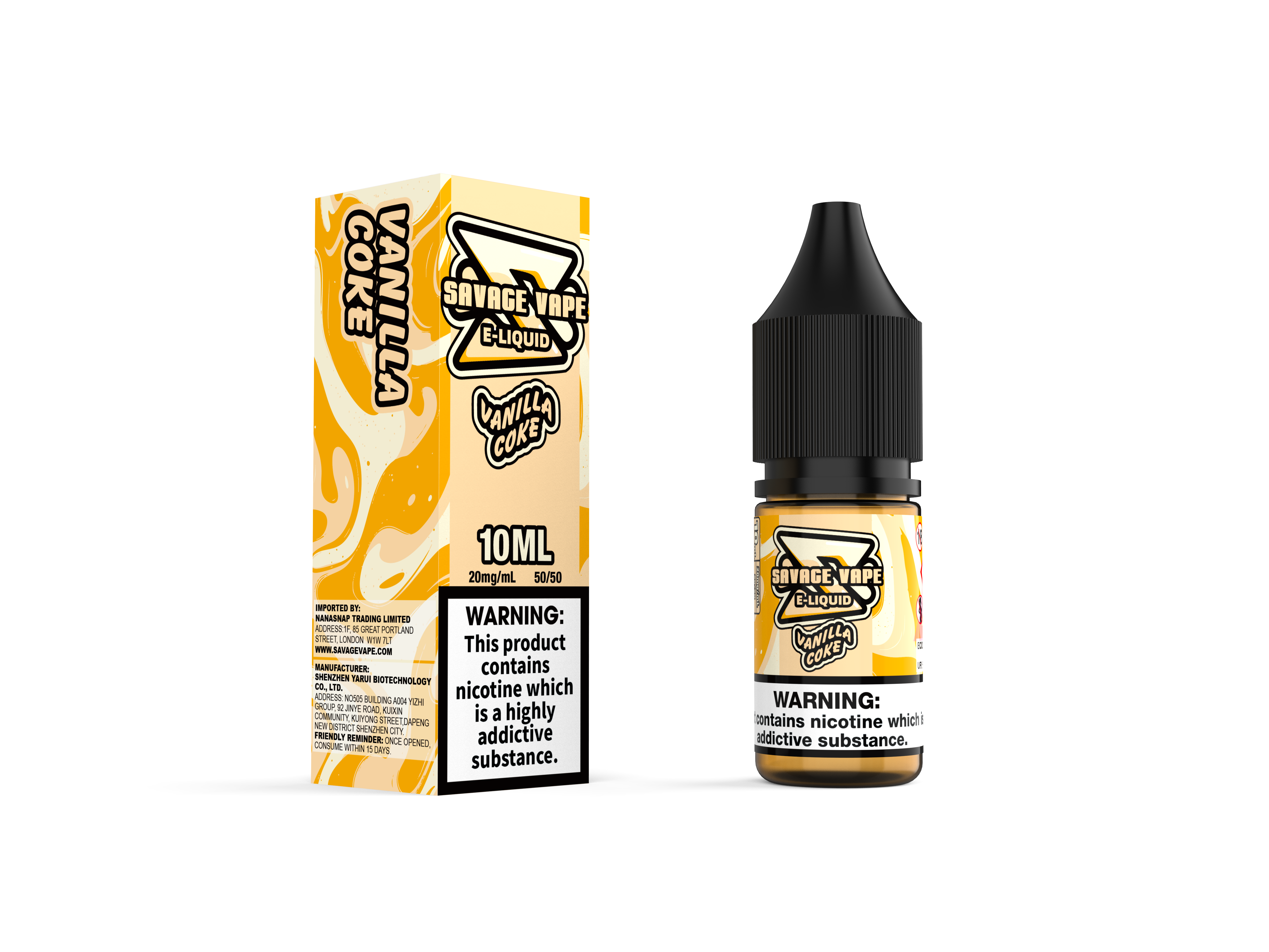 Savage Vape E Liquid 2mg Nicotine Salt 10ml TPD 