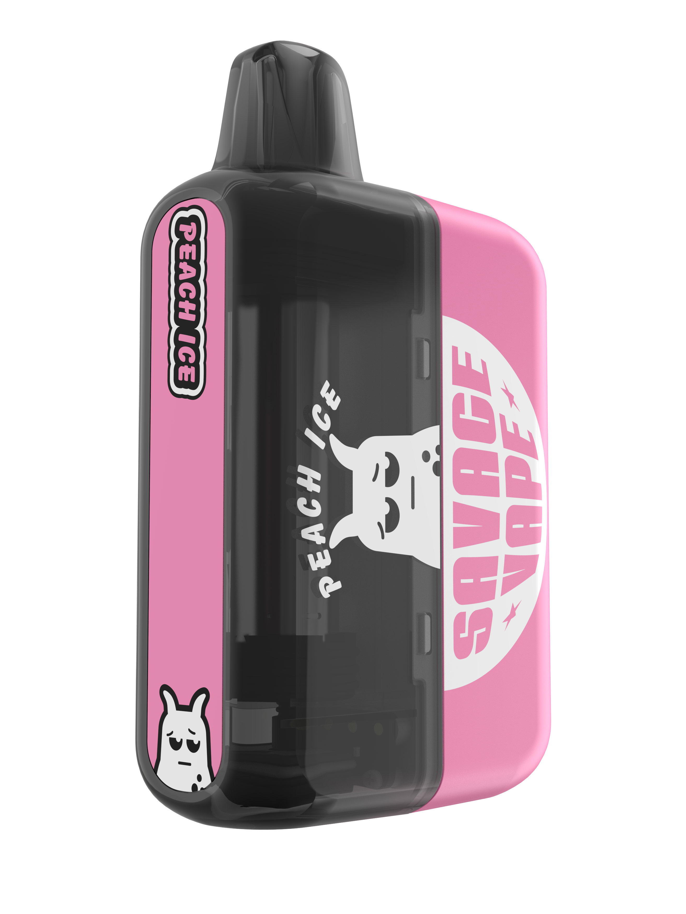 2025 New Design EU Warehouse Savage Maga 50000 Puff Prefilled Replaceable Cartridge Kits Disposable Vape 50k-Peach Ice