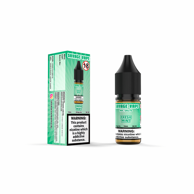 Savage Vape Fresh Mint Nic Salt E-liquid 20mg 2ml TPD