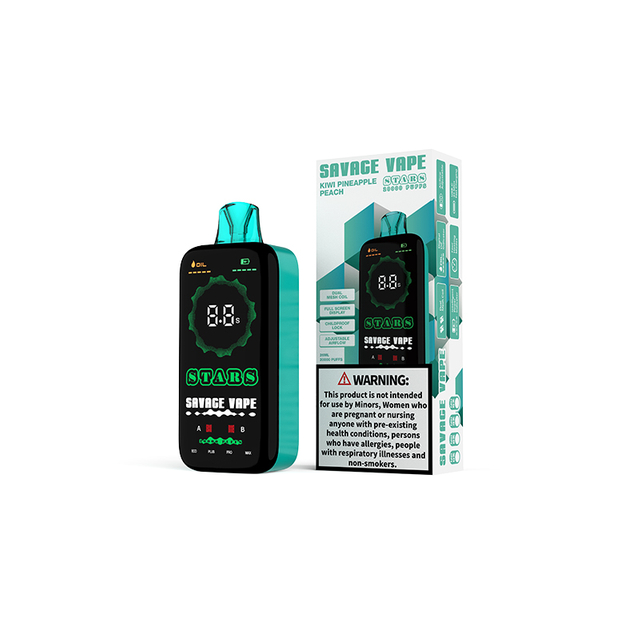 Savage Stars 20000 Puff 20k Disposable Vape Electronic Cigarette with Display Screen Watermelon Ice
