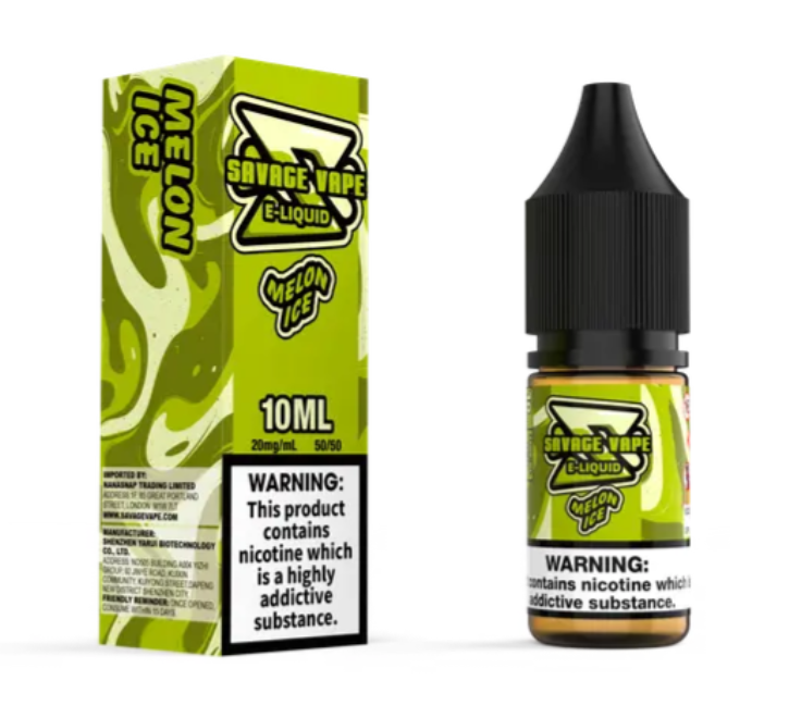 Savage Vape E Juice 2mg Nicotine Salt 10ml TPD- Melon Ice Savage Vape E Juice 2mg Nicotine Salt 10ml TPD- Melon Ice