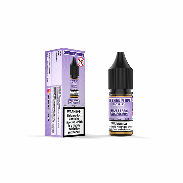 Savage Vape Bluberry Raspberry Nic Salt E-liquid 20mg 2ml TPD