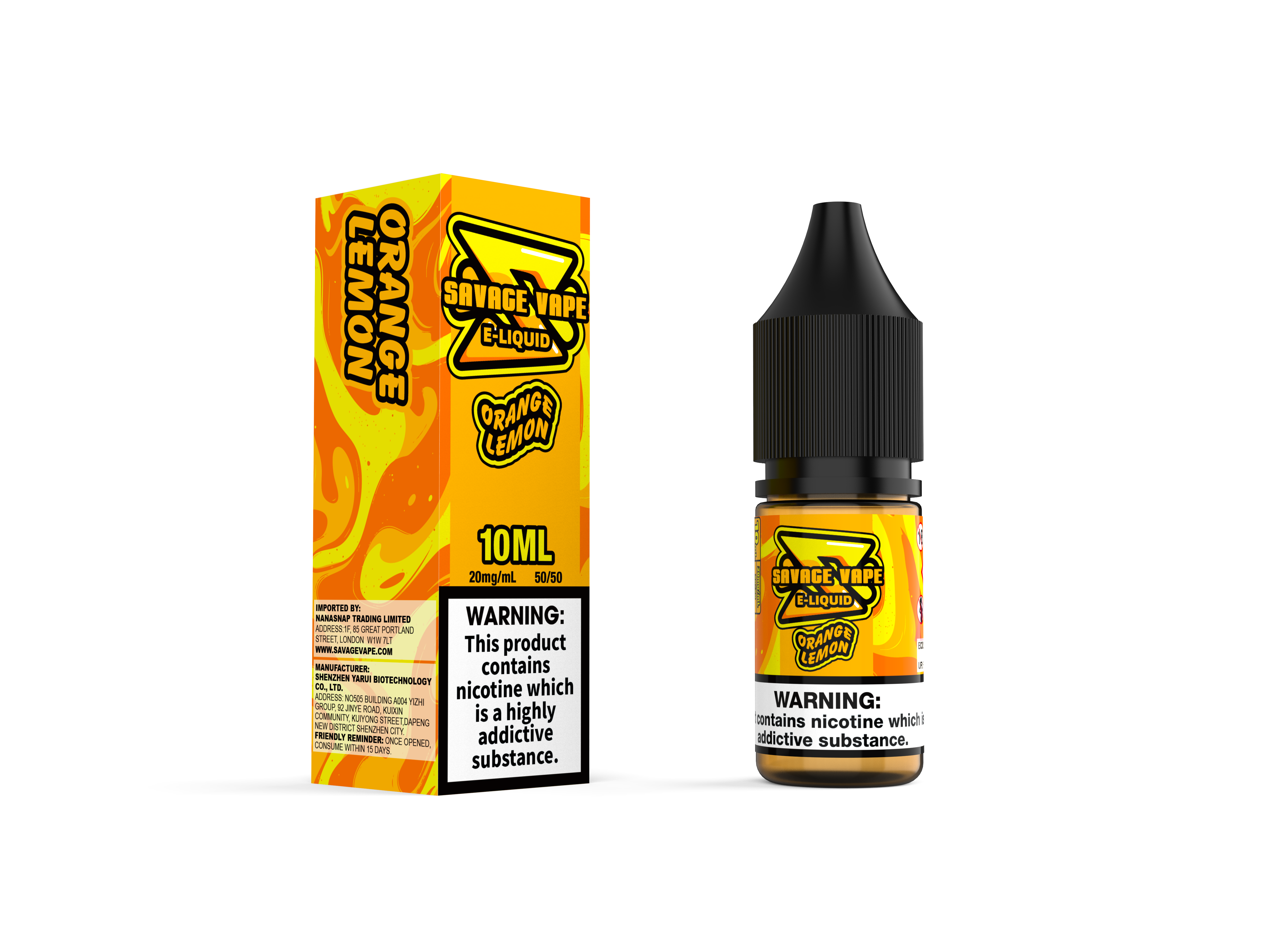 Savage Vape E Liquid 2mg Nicotine Salt 10ml TPD 