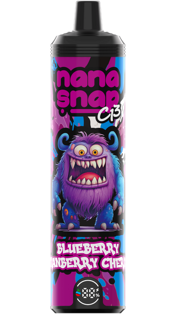 High Quality Nanasnap C13 80000 Puff 60000 50000 E Cigarette Pod Pocket Hookah Dtl Vaper 50ml E-Liquid Dual Mesh Coil EU Warehouse Disposable Vape 80K 60K 50K-Blueberry Cranberry Cherry