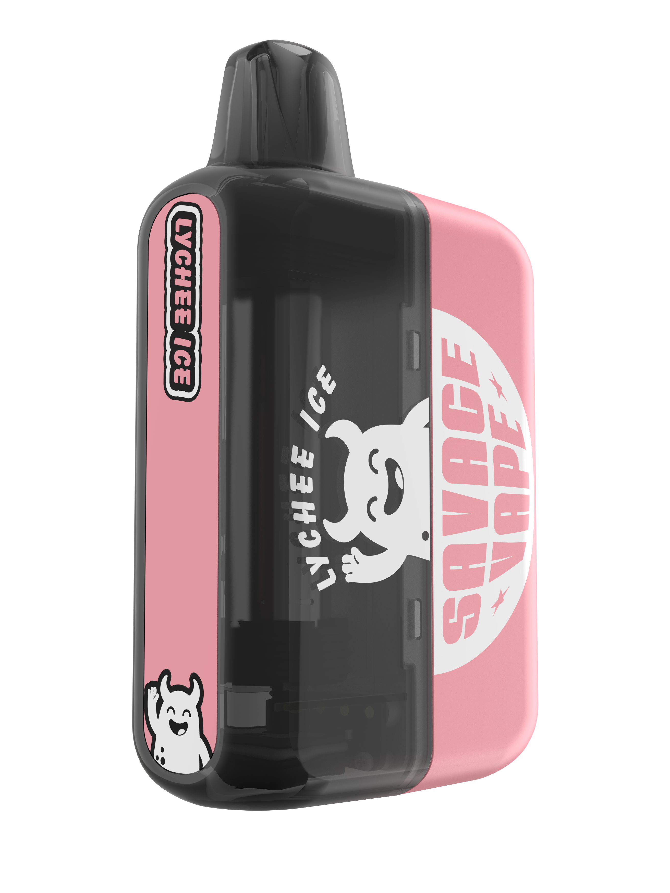 2025 New Design EU Warehouse Savage Maga 50000 Puff Prefilled Replaceable Cartridge Kits Disposable Vape 50k-Lychee Ice