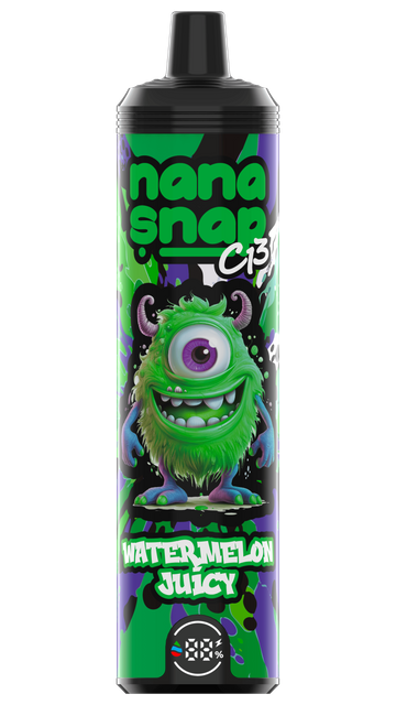 High Quality Nanasnap C13 80000 Puff 60000 50000 E Cigarette Pod Pocket Hookah Dtl Vaper 50ml E-Liquid Dual Mesh Coil EU Warehouse Disposable Vape 80K 60K 50K-Watermelon Juicy