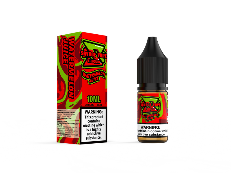 Savage Vape E Liquid 2mg Nicotine Salt 10ml TPD-Watermelon Juicy